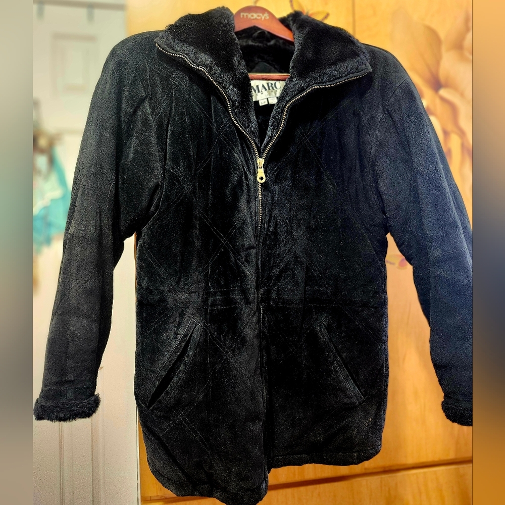 Marc New York Black Leather Jacket
